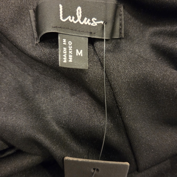 NWT Lulu's Classic Black Maxi Dress - Picture 5 of 5